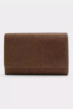 Коньячный мешочек с декоративными камнями Aldo, коричневый