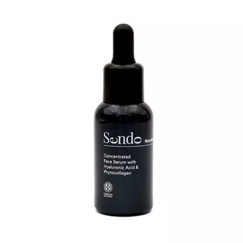 Концентрированная сыворотка для лица с гиалуроновой кислотой, фитоколлагеном и пребиотиками, 30 мл Sendo Skin care