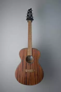 Концертная акустическая гитара Breedlove ECO Discovery S из африканского красного дерева, натуральный сатин ECO Discovery S Concert Acoustic Guitar
