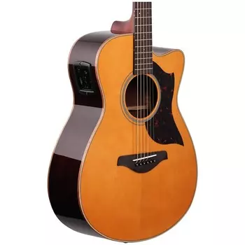 Концертная электроакустическая гитара Yamaha AC1R, Vintage Natural (с дефектом футляра)