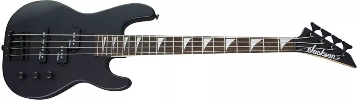 Концертная бас-гитара Jackson серии JS Minion JS1X Амарантовый гриф, матовый черный JS Series Concert Bass Minion JS1X