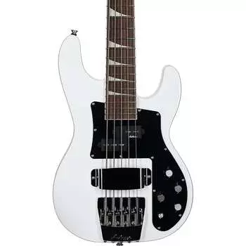 Концертная бас-гитара Jackson X Series CBXNT DX V, 5-струнная, белоснежная X Series Concert CBXNT DX V