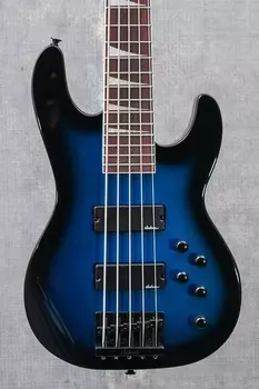 Концертный бас-гитара Jackson серии JS JS3V Metallic Blue Burst JS Series Concert Bass JS3V