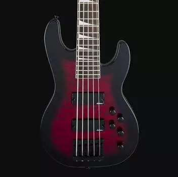Концертный бас-гитара Jackson серии JS JS3VQ - прозрачный красный взрыв JS Series Concert Bass JS3VQM