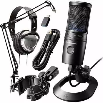 Конденсаторный микрофон Audio-Technica AT2020USB-X Cardioid USB Condenser Microphone