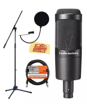 Конденсаторный микрофон Audio-Technica AT2035 Large Diaphragm Cardioid Condenser Microphone
