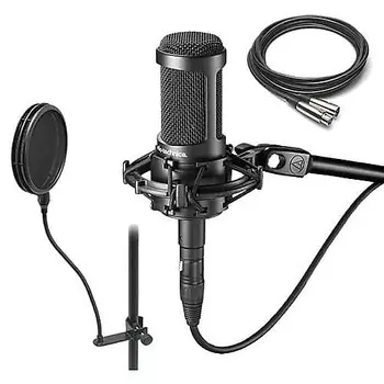 Конденсаторный микрофон Audio-Technica AT2035 Large Diaphragm Cardioid Condenser Microphone