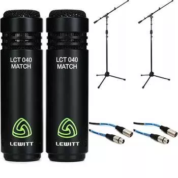 Конденсаторный микрофон Lewitt LCT 040 MATCH Small Diaphragm Cardioid Condenser Microphone Stereo Pair