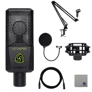 Конденсаторный микрофон Lewitt LCT-240-PRO-BLK Large-Diaphragm Condenser Microphone