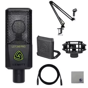 Конденсаторный микрофон Lewitt LCT-240-PRO-BLK Large-Diaphragm Condenser Microphone