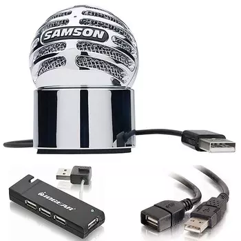 Конденсаторный микрофон Samson Meteorite USB Condenser Mic