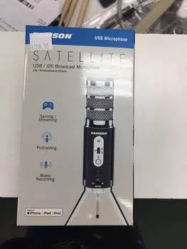 Конденсаторный микрофон Samson Satellite Multipattern USB/iOS Condenser Microphone
