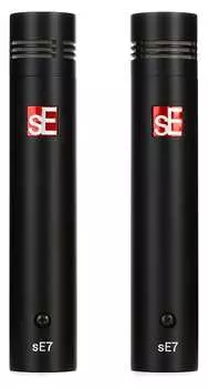 Конденсаторный микрофон sE Electronics sE7 Small Diaphragm Cardioid Condenser Microphone Matched Stereo Pair