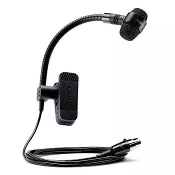 Конденсаторный микрофон Shure PGA98H-XLR Cardioid Condenser Gooseneck Instrument Mic with 15' XLR Cable