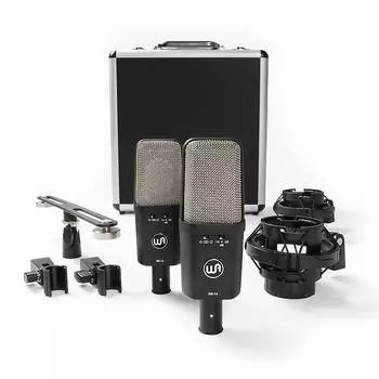 Конденсаторный микрофон Warm Audio WA-14SP Multipattern Brass Capsule Condenser Microphone Stereo Pair