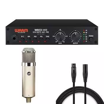 Конденсаторный микрофон Warm Audio WARM-WA12-MKII-BLK-2