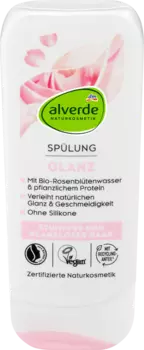 Кондиционер alverde NATURKOSMETIK Conditioner Glanz Rosenbltenwasser & pflanzlichem Protein, 200 ml