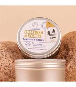 Кондиционер-батончик «Влажность и мягкость», в банке, 60 г., Bydgoska Wytwrnia Myda