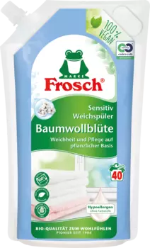 Кондиционер для белья "Хлопковые цветы" 40 Вт 1 л Frosch