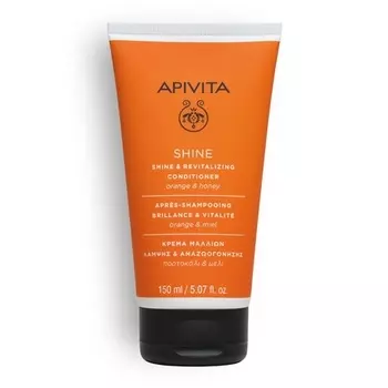 Кондиционер для блеска и восстановления с апельсином и медом 150мл, Apivita