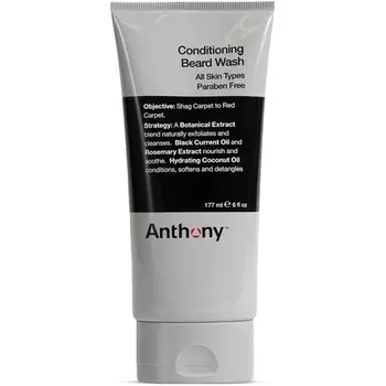 Кондиционер для бороды с растительными экстрактами, розмарином, маслами черной смородины и кокоса, 177 мл, Anthony