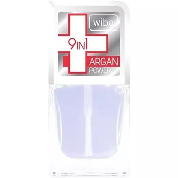 Кондиционер для ногтей 9-в-1 с аргановым маслом, маслом чайного дерева, витаминами, аргановым маслом, кератином, Wibo