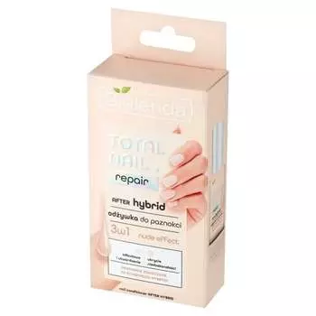 Кондиционер для ногтей после гибридного ухода 3в1 10мл Bielenda, Total Nail Repair