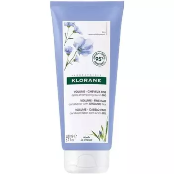 Кондиционер для объема тонких волос с льняным волокном 200 мл, Klorane