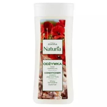 Кондиционер для окрашенных волос Мак и хлопок 200г Naturia