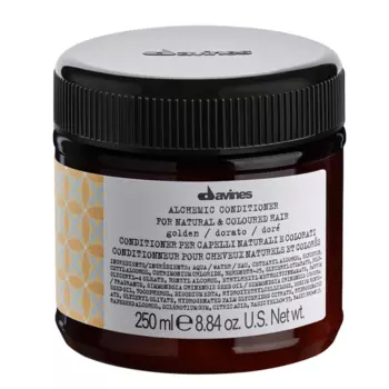 Кондиционер для окрашивания волос золотистый блонд, 200 мл Davines Alchemic, цвет golden
