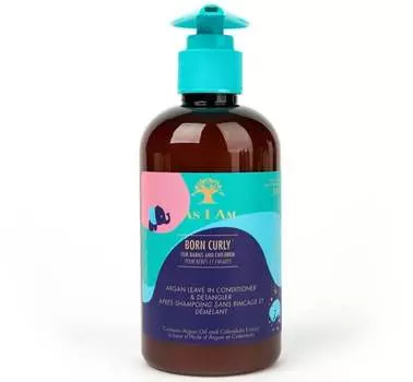 Кондиционер для волос, 240 мл As I Am Born Curly Argan Leave In Conditioner & Detangler, Inna marka