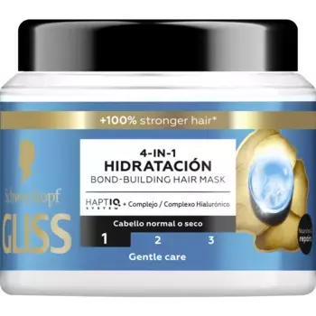 Кондиционер для волос mascarilla aqua revive 4 en 1 Gliss, объем 400 мл