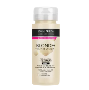 Кондиционер для волос перед мытьем шампунем blonde+ repair system, pre-shampoo treatment John Frieda, 100 мл