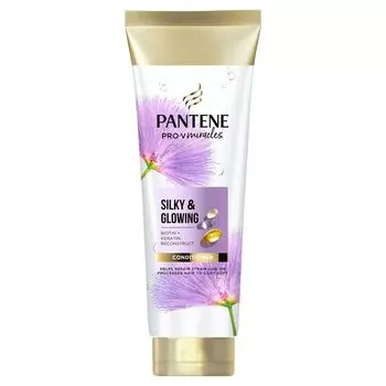 Кондиционер для волос с биотином и кератином, 160 мл Pantene Pro-V miracles silky&glowing