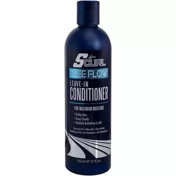 Кондиционер для волос S Curl Free Flow с углем, несмываемый, 12 унций Luster's