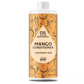 Кондиционер для волос с низкой пористостью манго, 1000 мл Ronney, Professional Oil System Low Porosity Hair