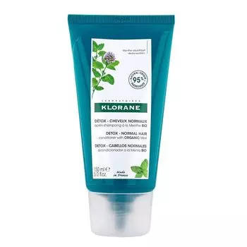 Кондиционер для волос с органической водной мятой, 150 мл Klorane Aquatic mint