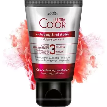 Кондиционер для защиты цвета Ultra Color для натуральных и окрашенных волос красного дерева и вишневого цвета, 100 мл, Joanna
