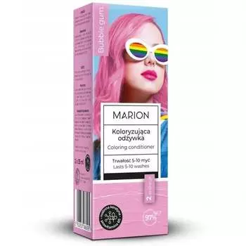 Кондиционер-краситель на 5-10 стирок Bubble Gum, 70 мл Marion