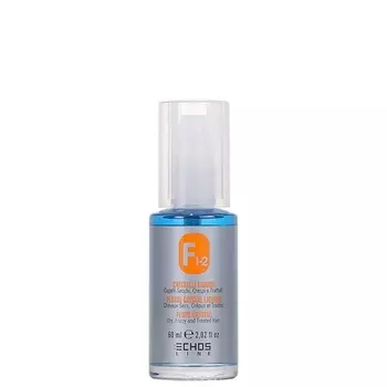 Кондиционер Line F1-2 с жидкими кристаллами для сухих или химически обработанных волос и секущихся кончиков 60мл, Echosline