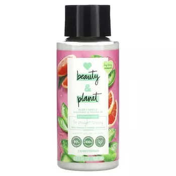 Кондиционер Love Beauty and Planet для прямых и волнистых волос, алоэ сабила, грейпфрут и витамин B3