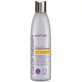Кондиционер, нейтрализующий светлый цвет, 250мл Kativa COLOR Therapy Blue Violet