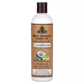 Кондиционер Okay Pure Naturals Black Jamaican Castor Oil Coconut Curls, 355 мл
