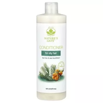 Кондиционер с чайным деревом и облепихой для жирных волос, 16 жидких унций (473 мл) Mild By Nature