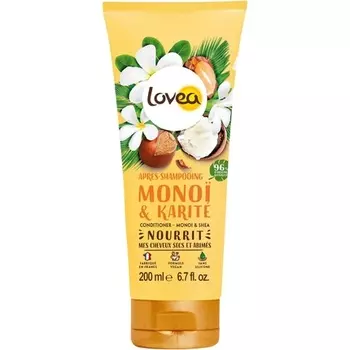 Кондиционер с маслом монои и ши для сухих и поврежденных волос 200 мл Lovea