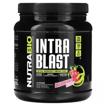 Конфеты NutraBio Intra Blast Intra Workout Amino Fuel из драконьего фрукта, 722 г