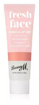 Конфеты жидкие румяна для губ и щек Barry M Fresh Face, оттенок Peach гlow 10 мл