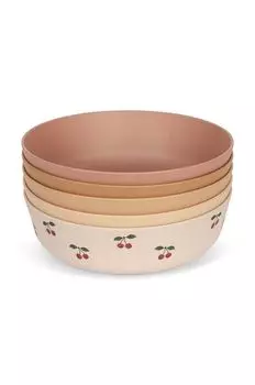 Konges Sljd Детская миска, 5 шт., розовый