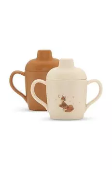 Konges Sljd Детские чашки, 2 шт., желтый