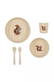 Konges Sljd Детский обеденный сервиз, бежевый